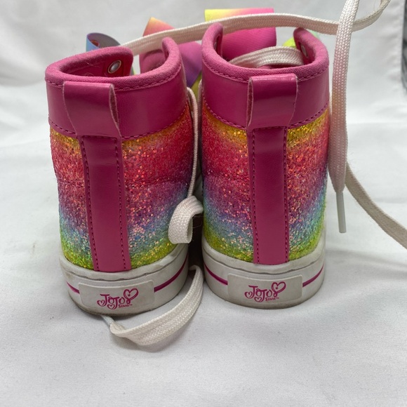 Jojo Siwa Glitter Shoes With Bow - Picture 3 of 5